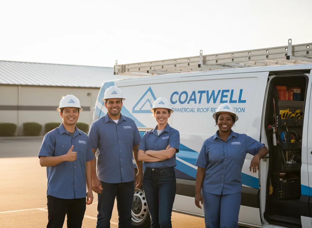Commercial roof coating company in Scranton, IA